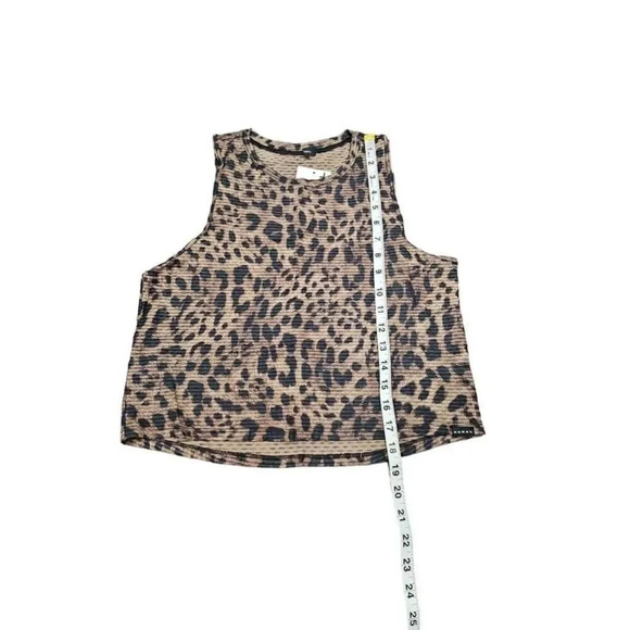 Koral Muscle Netz Crop Tank Top in Leopard Sz XS - Picture 11 of 12